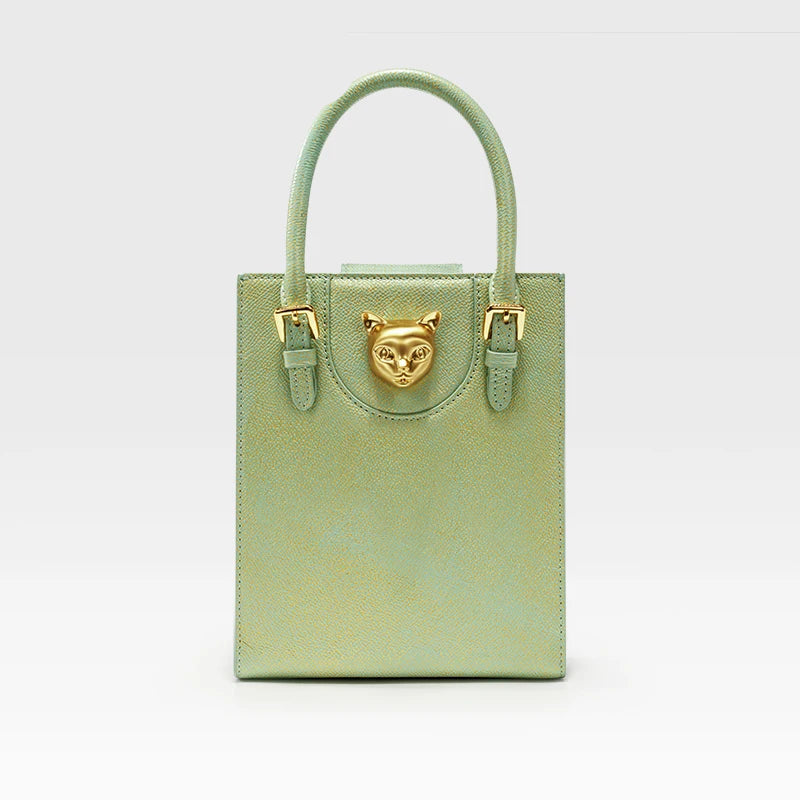 BAFELLI Mini Leather Tote Crossbody Bag