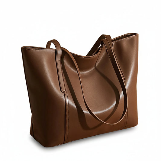 FOXER Women’s Large Leather Tote Bag 2026