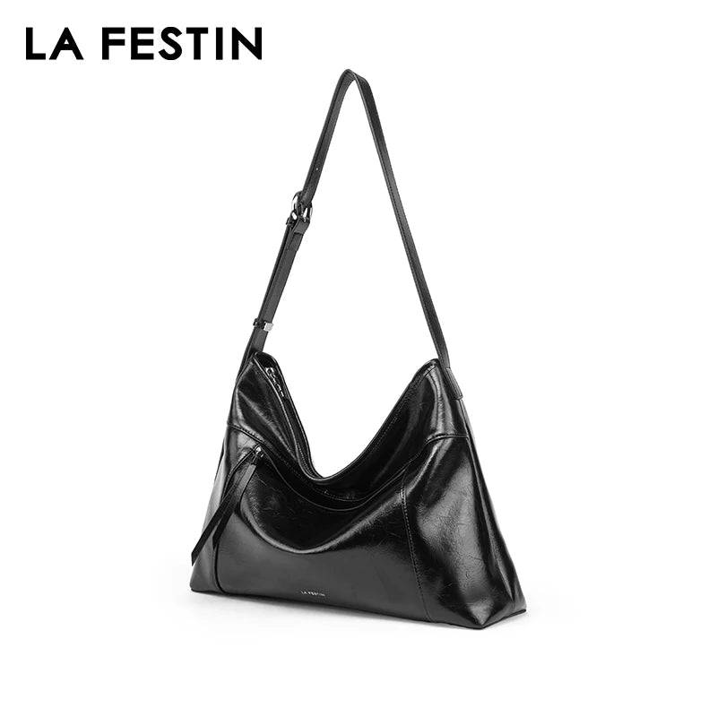 LA FESTIN Oversized Leather Tote