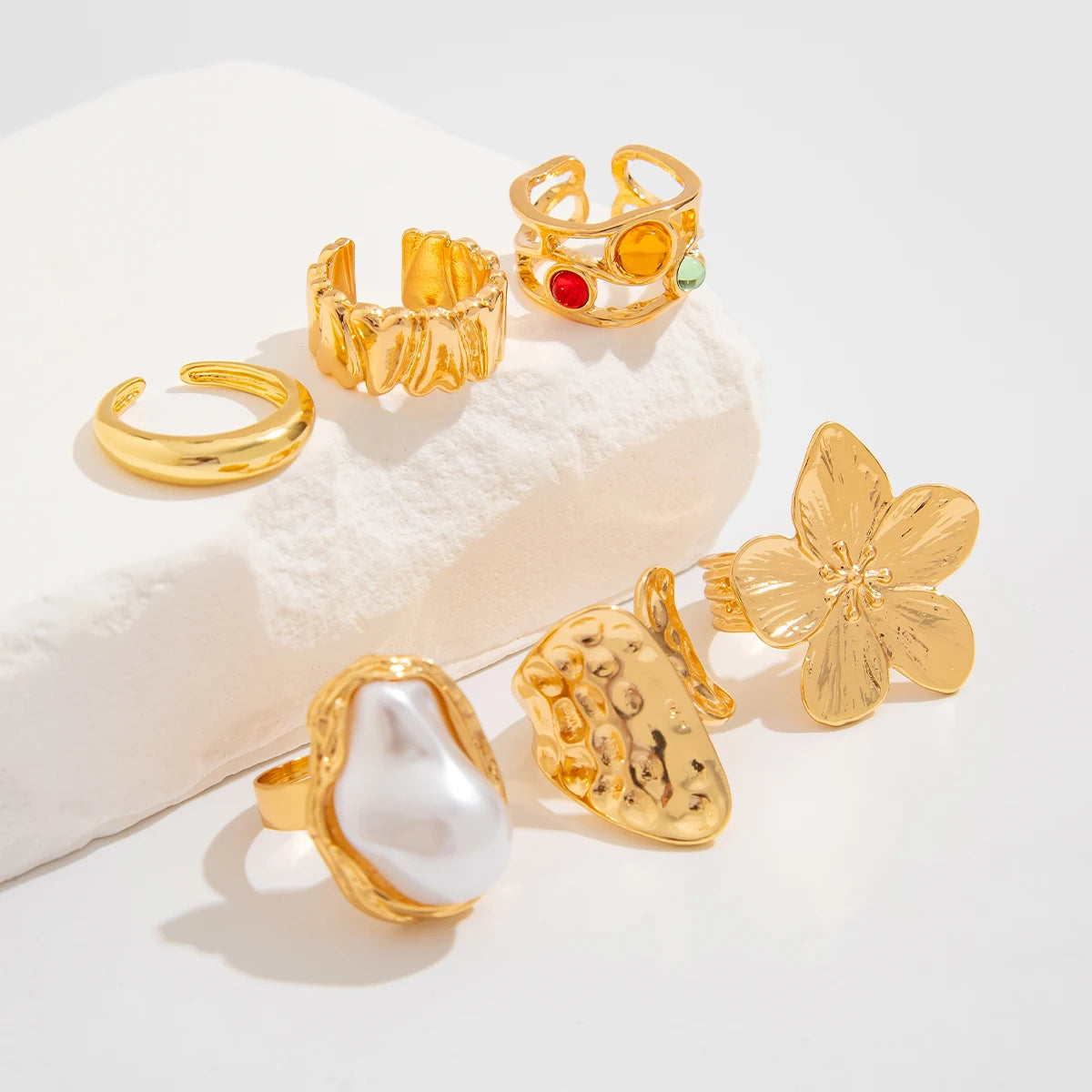 Baroque Flower Ring