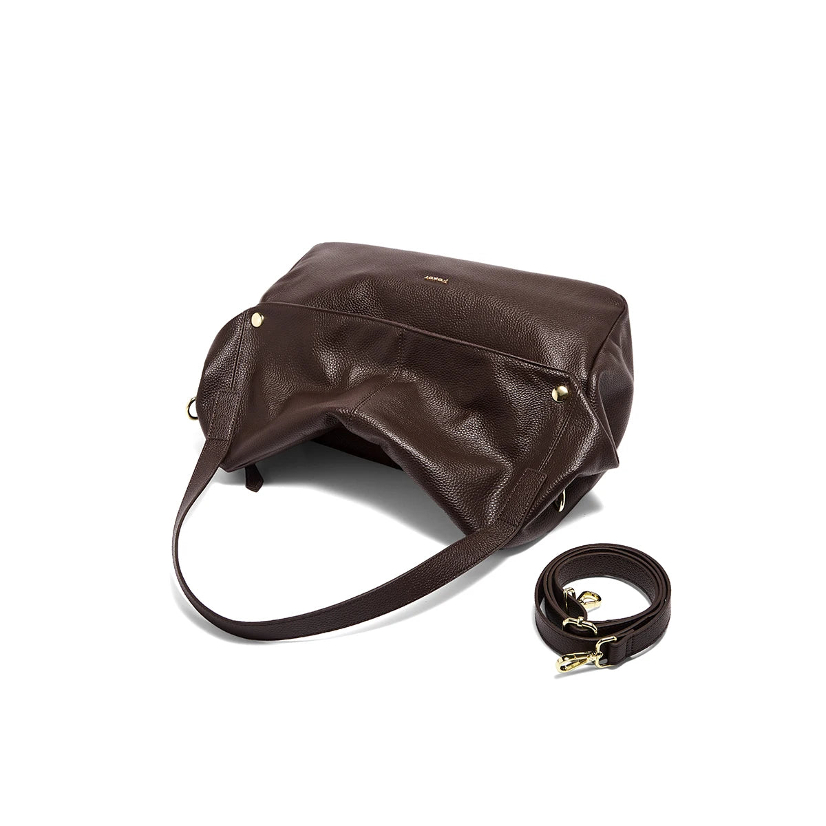 FOXER Genuine Leather Large Tote Bag