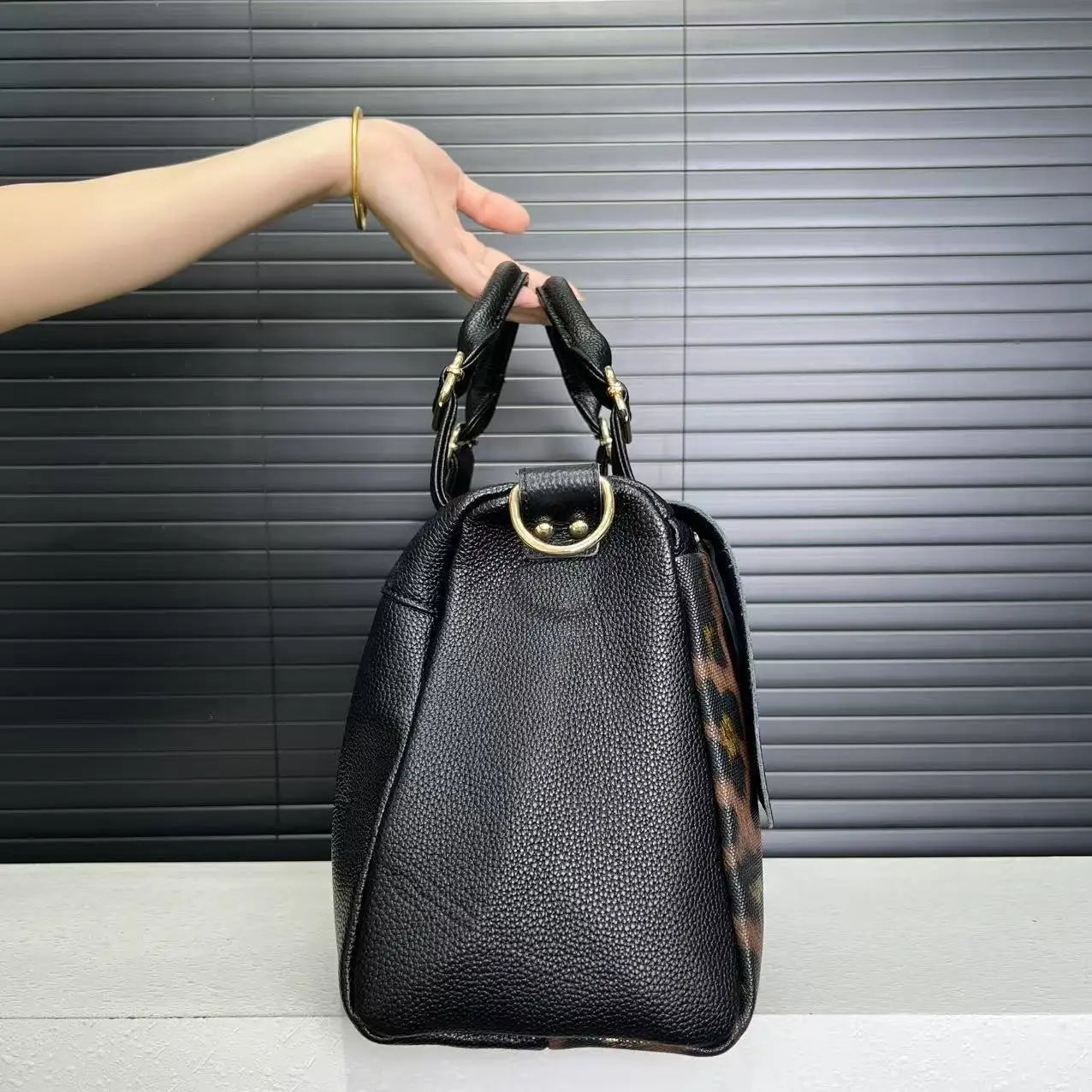 Y2K Leopard Print Tote Bag