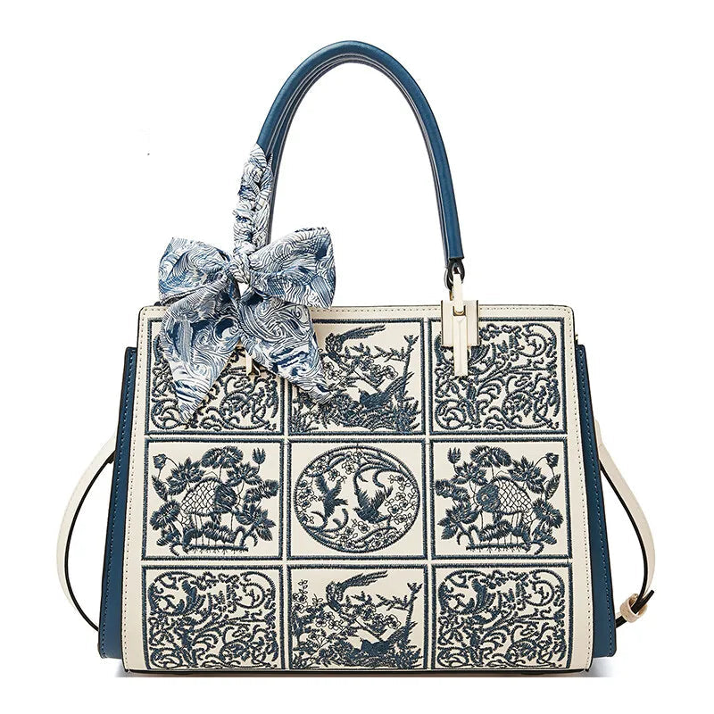 FOXER Office Leather Tote Bag