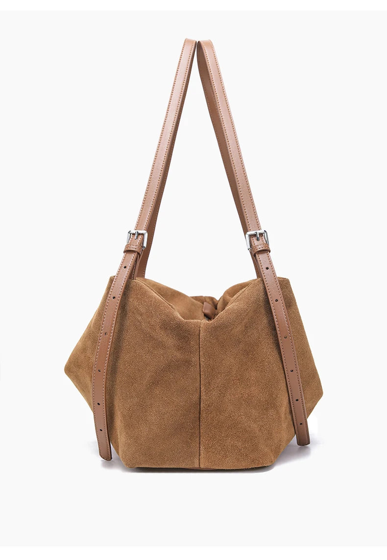Genuine Leather Commuter Tote Bag