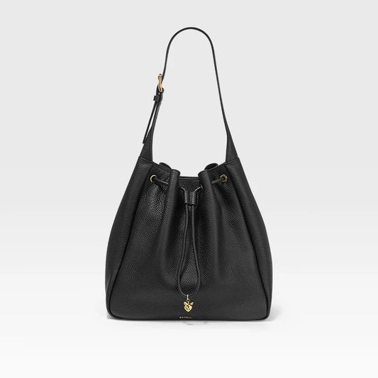 Classic Leather Shoulder Tote