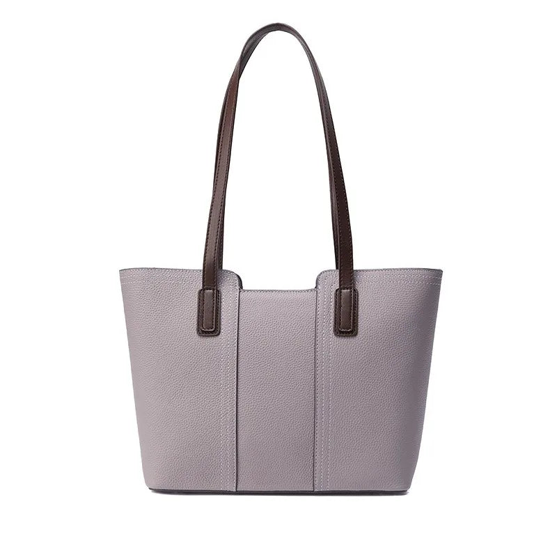 Zency Genuine Leather Large Work Tote Bag