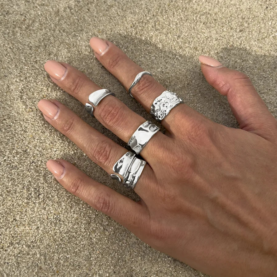 Sun & Starfish Ring Set