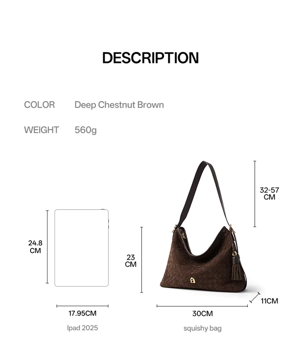 LA FESTIN Large Leather Tote Bag