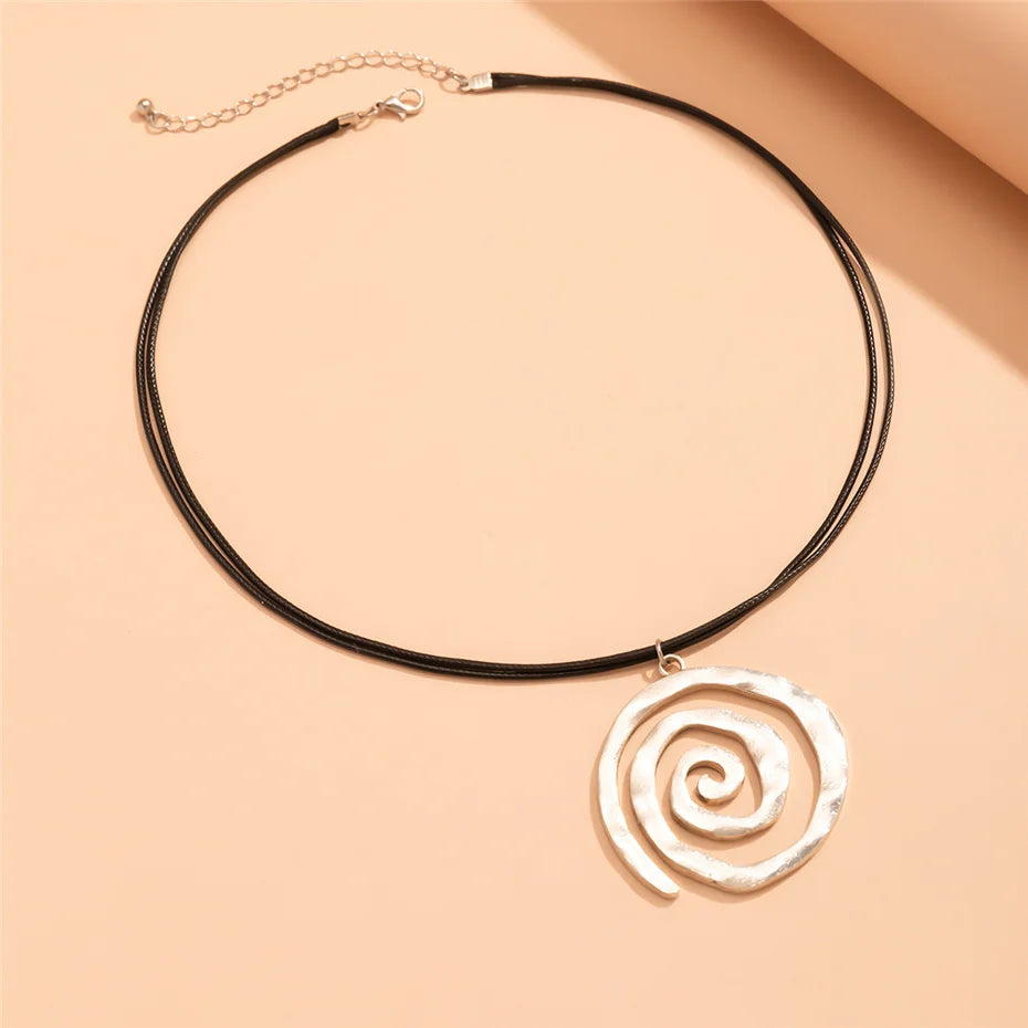 Spiral Conch Pendant Necklace