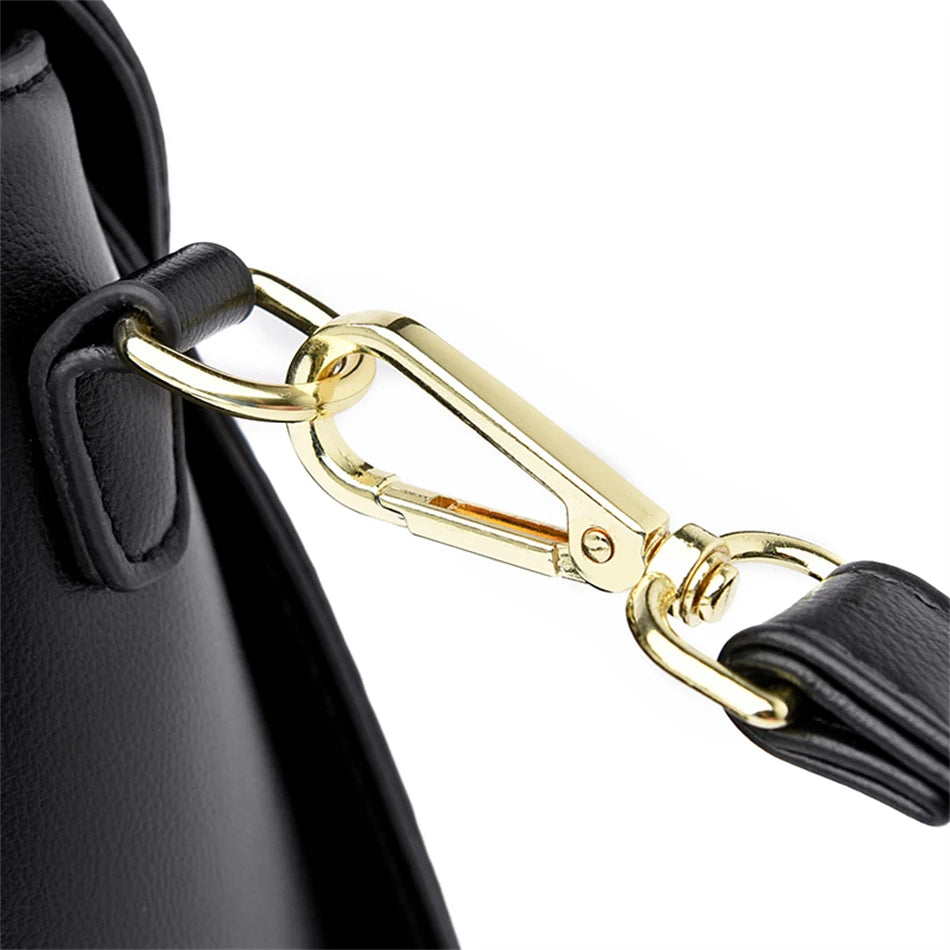 Crocodile Leather Crossbody Handbag