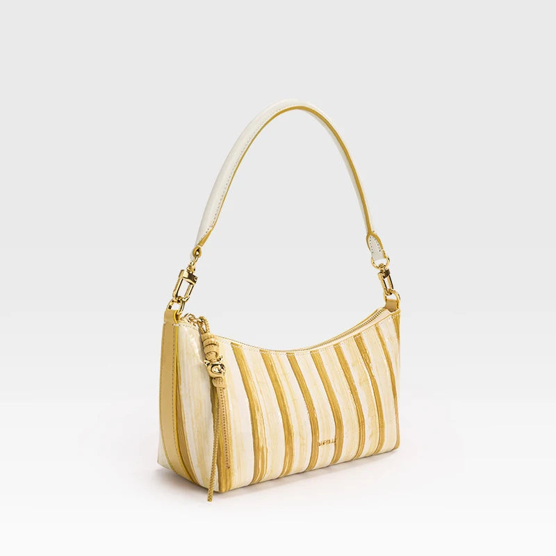 Vintage Leather Tassel Tote