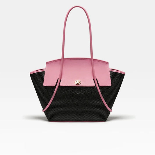 Large Leather Beach Tote