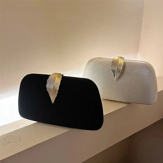 Luxury Velvet Chain Crossbody Evening Handbag