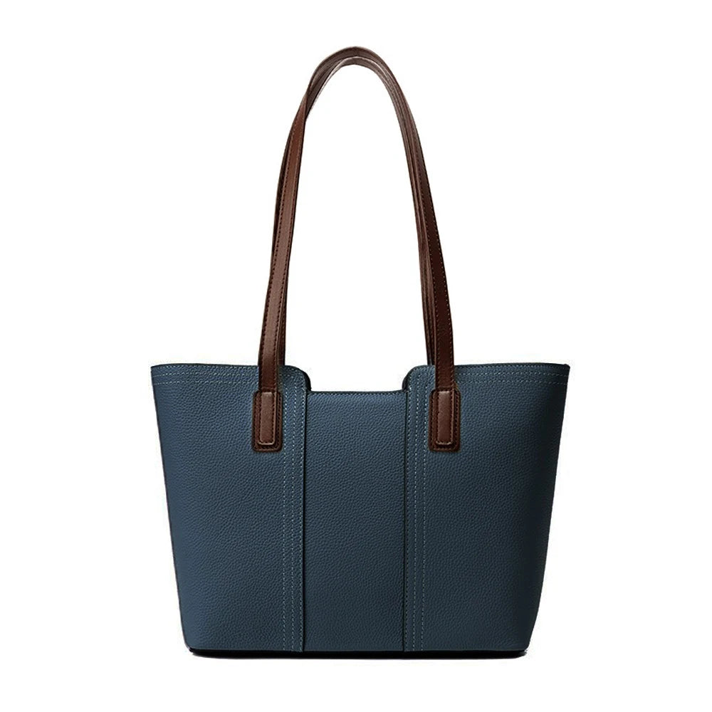 Zency Genuine Leather Large Work Tote Bag