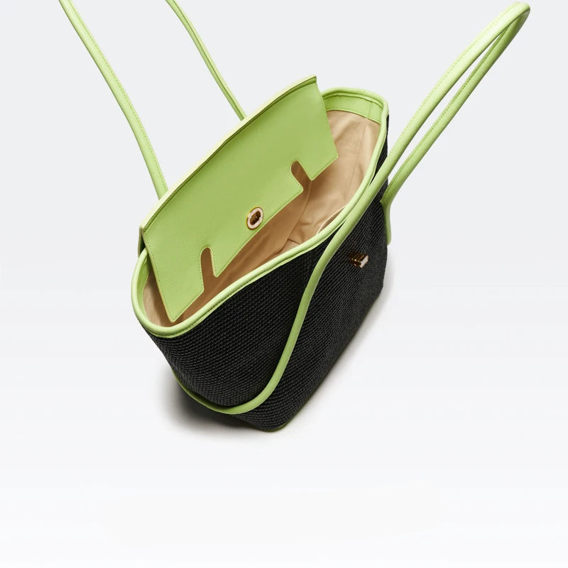 Large Leather Beach Tote