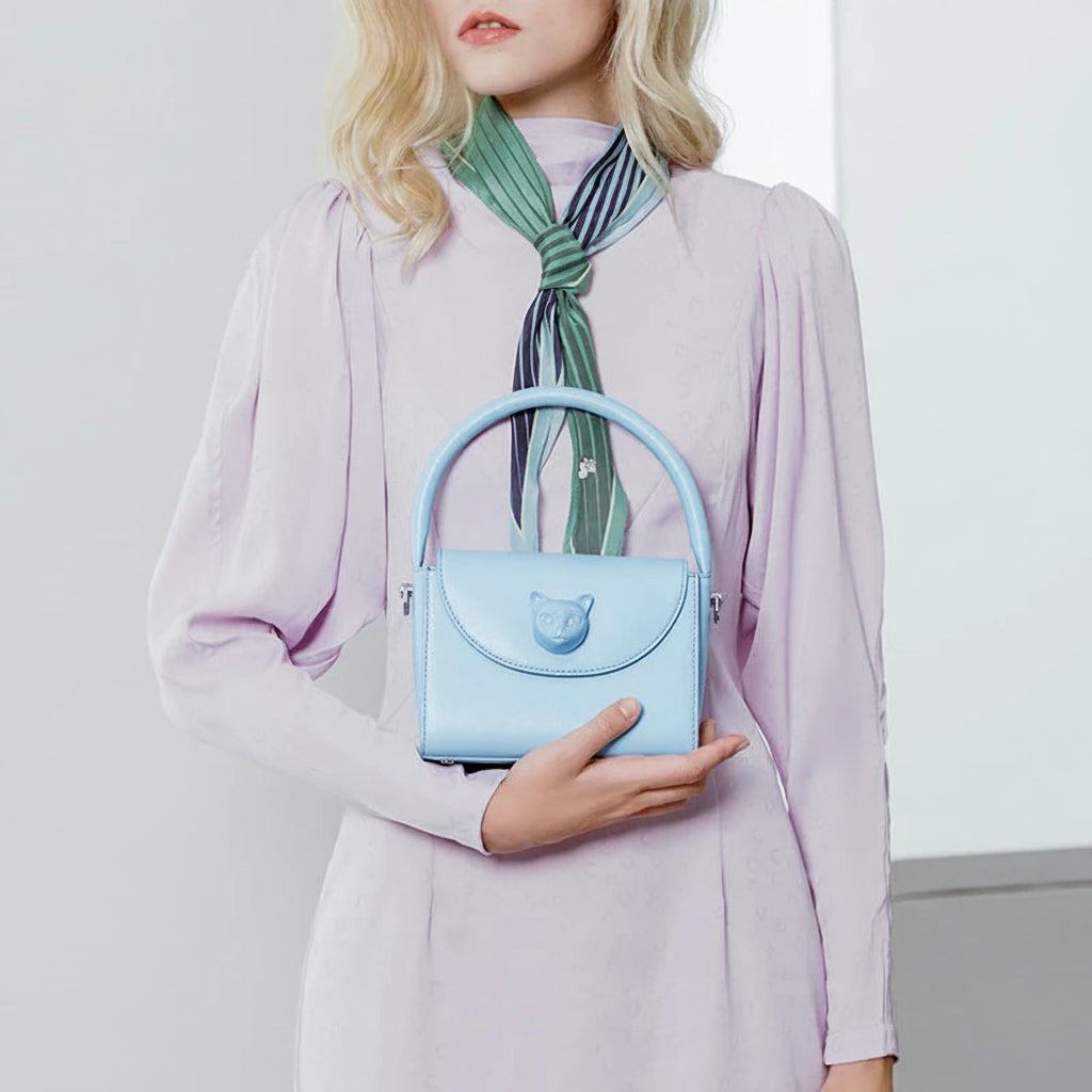 BAFELLI Cat Leather Mini Handbag