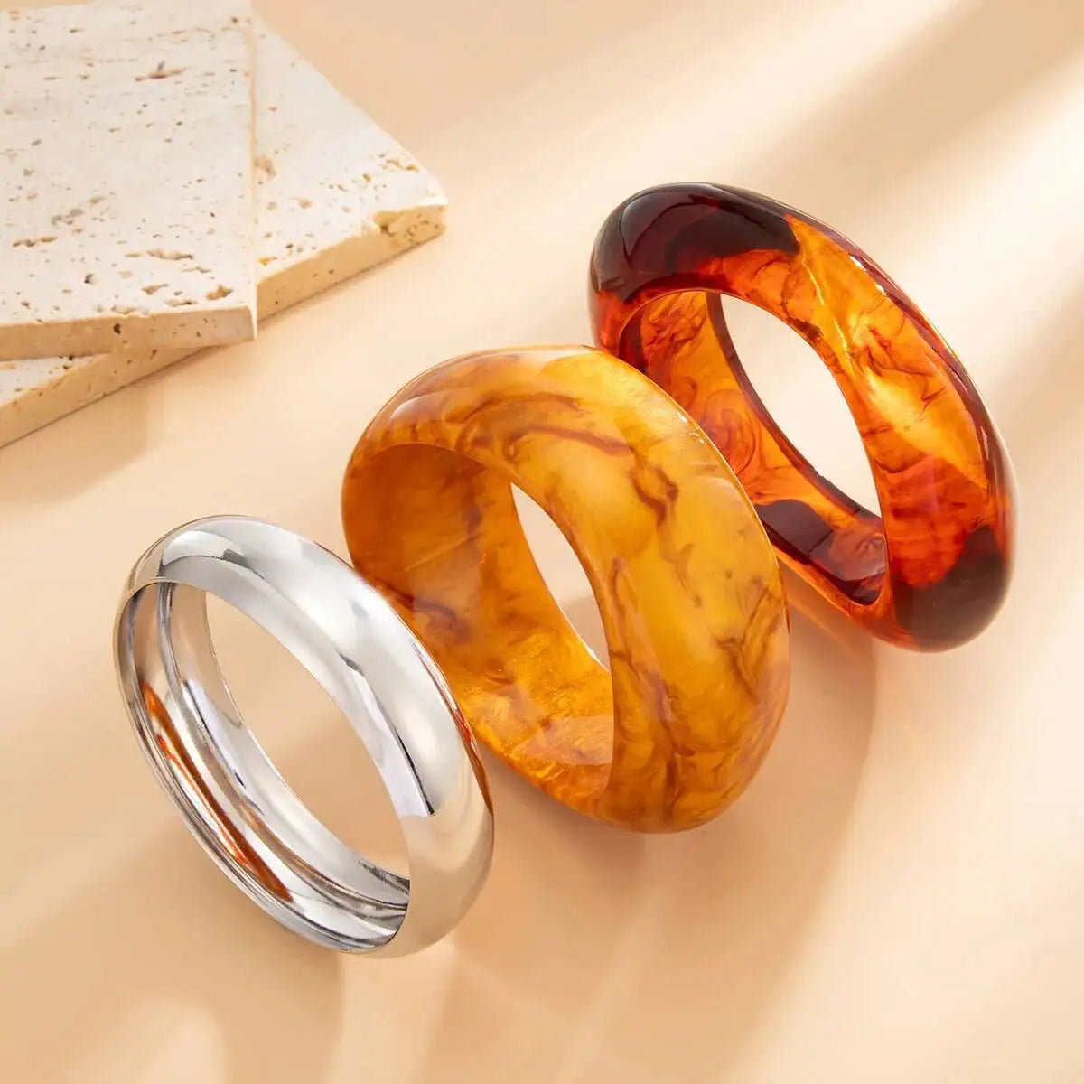Brown Resin Bangle