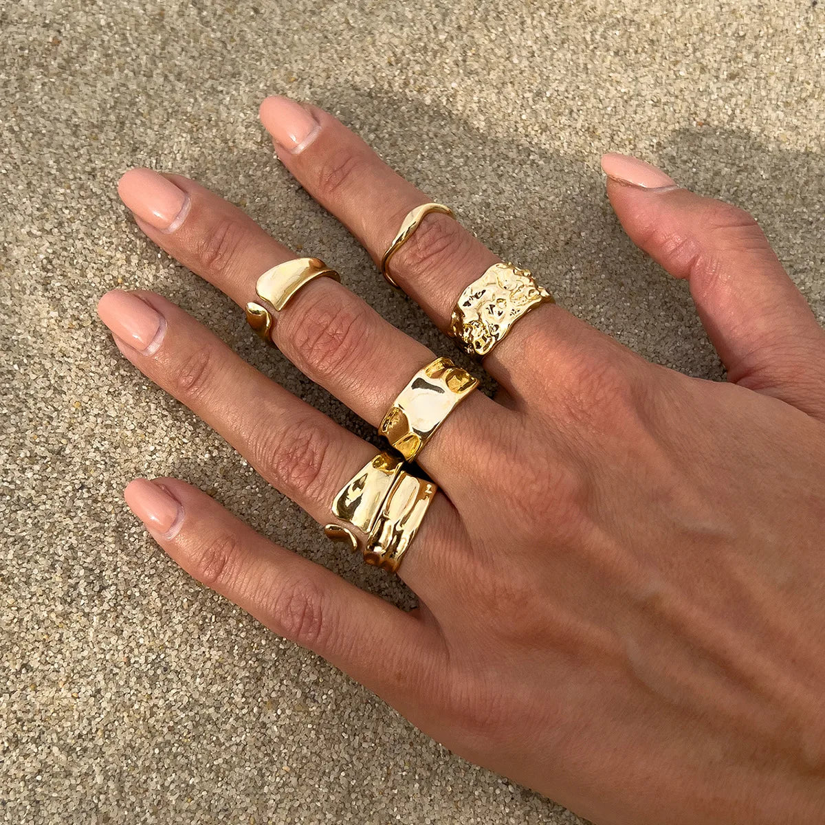 Sun & Starfish Ring Set