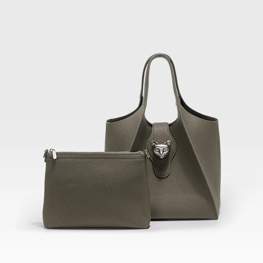 Genuine Leather Travel Tote