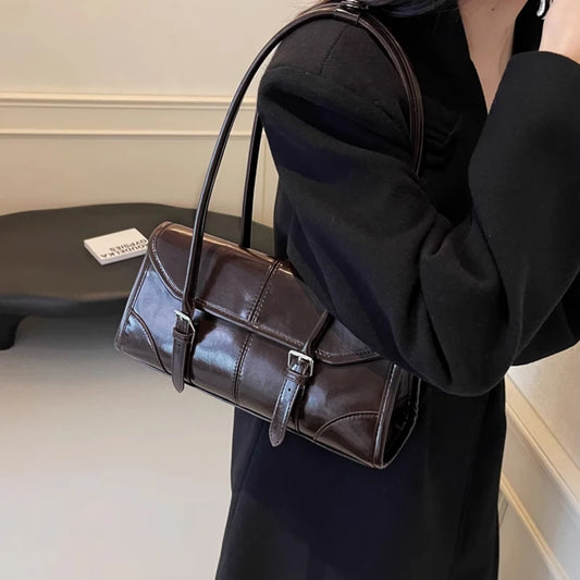FOXER Women’s Large Leather Underarm Bag 2026