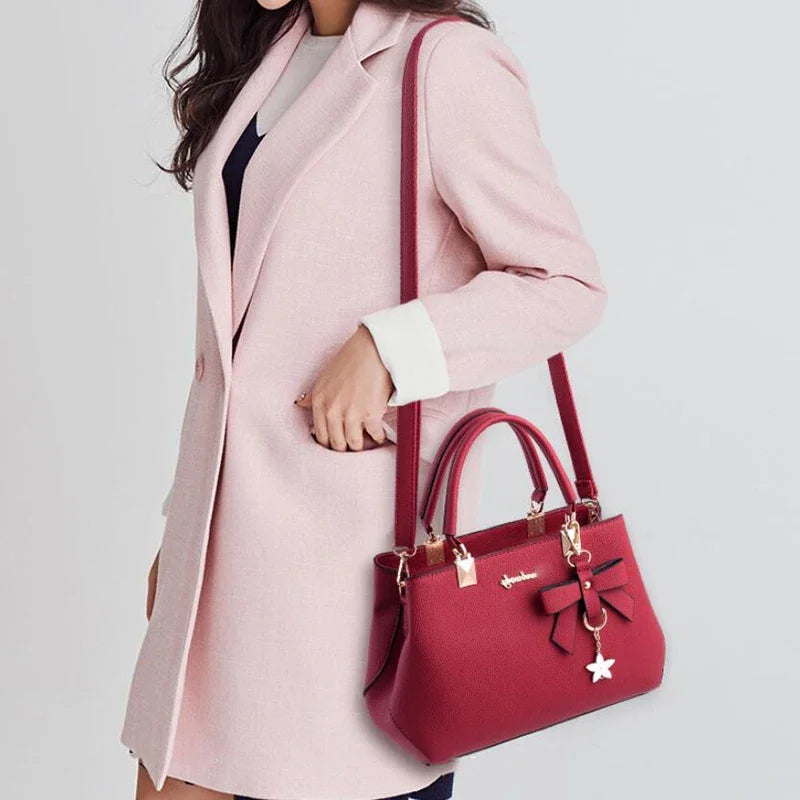 Elegant Bowknot Crossbody Handbag