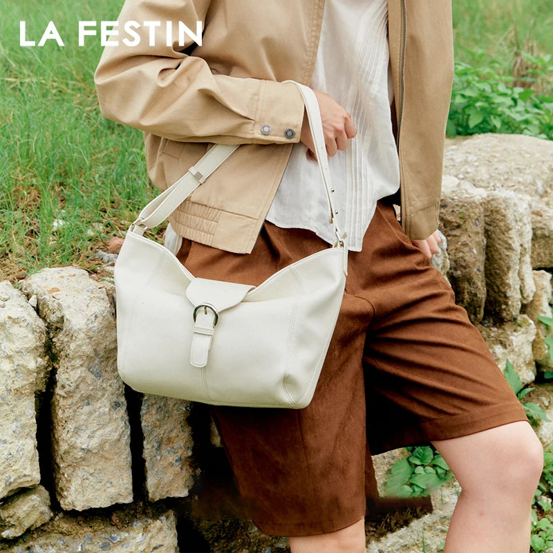 LA FESTIN Large Leather Tote Bag
