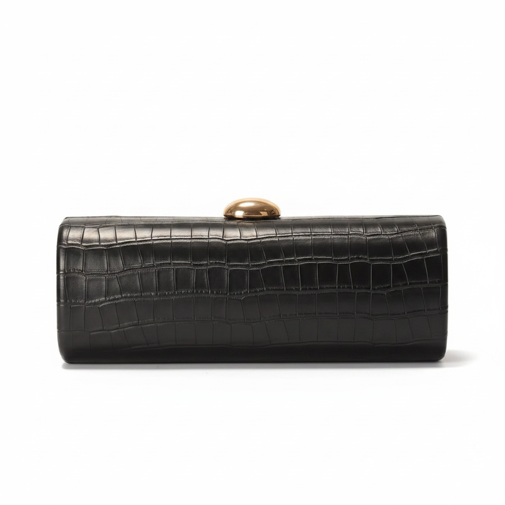 Ic Pu Leather Box Bag Female Glossy Golden Elegant