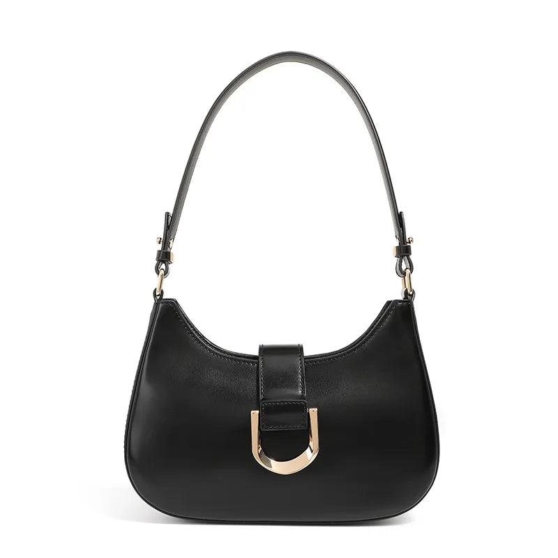 Zency Leather Top-Handle Shoulder Bag