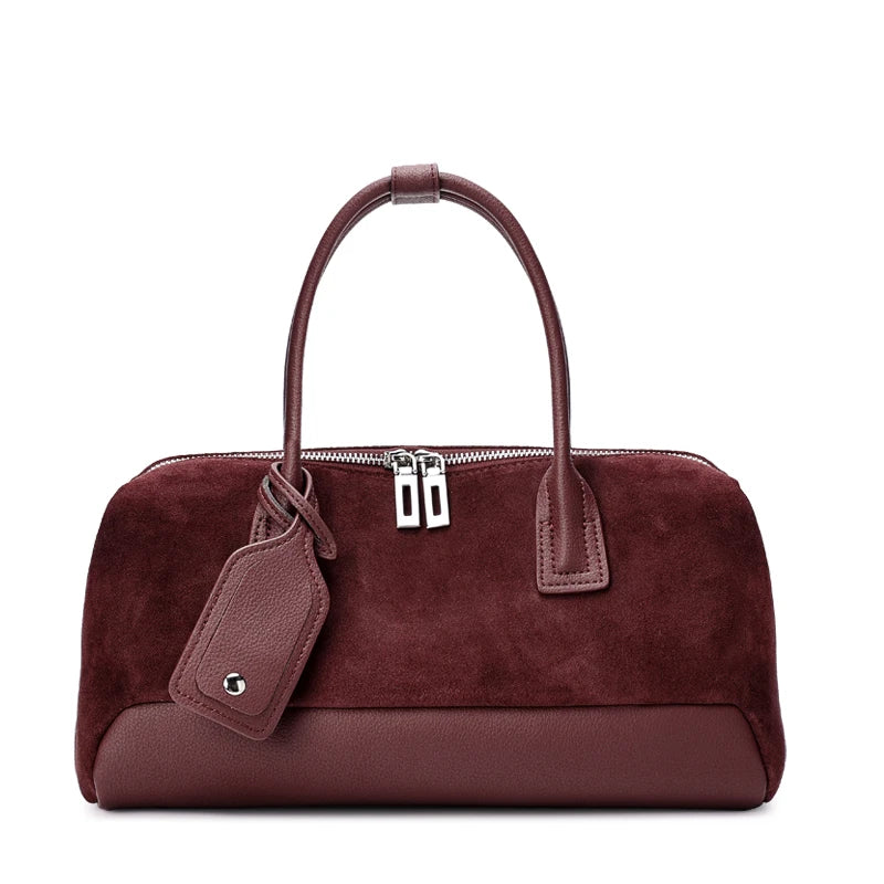 Women’s Suede Rectangular Tote Bag