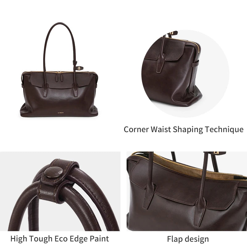LA FESTIN 2026 Luxury Leather Laptop Tote Bag