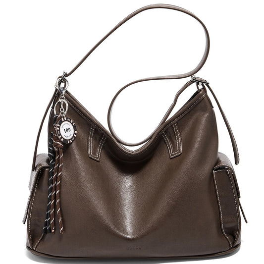 FOXER Women’s Large PU Hobo Bag 2026