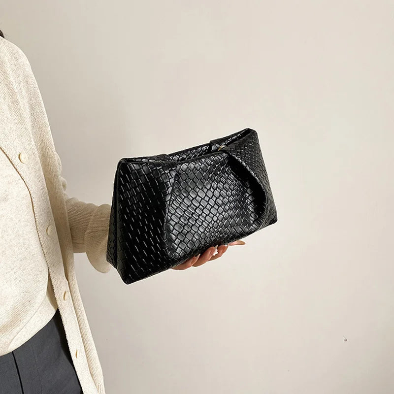 Retro Woven Tote Bag