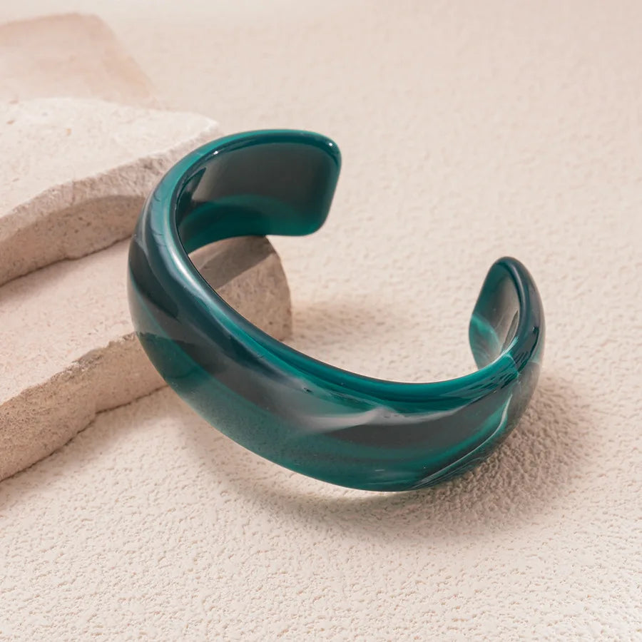 Exaggerated Round Cuff Bangles Bracelet