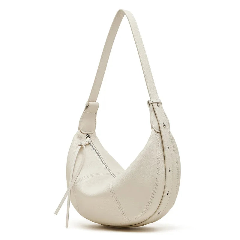 YANATARI Soft Leather Dumpling Crossbody Bag