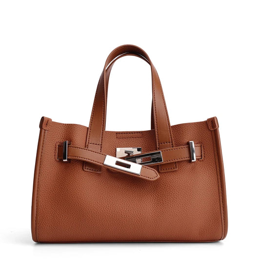 Retro Genuine Leather Tote Bag 2026