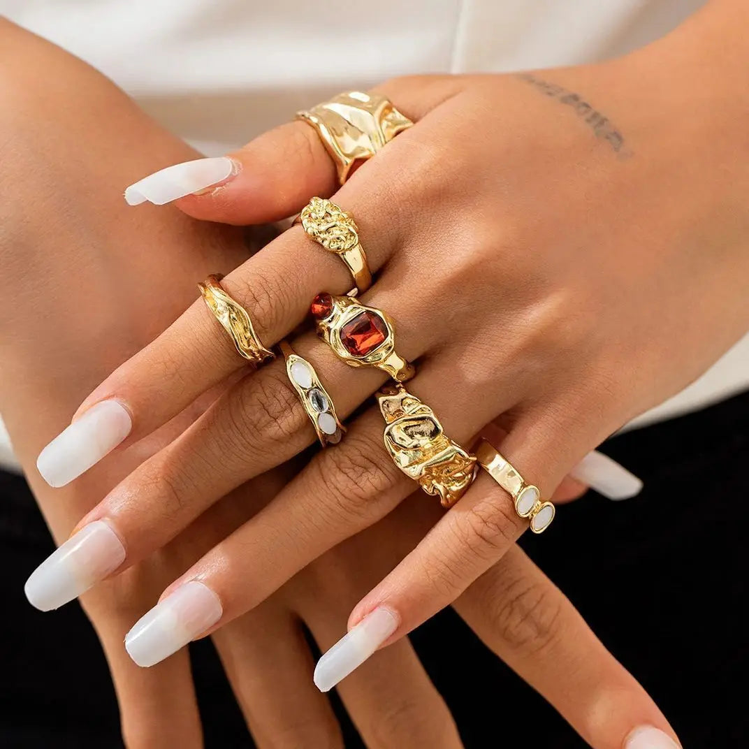 Folded Open Ring Set