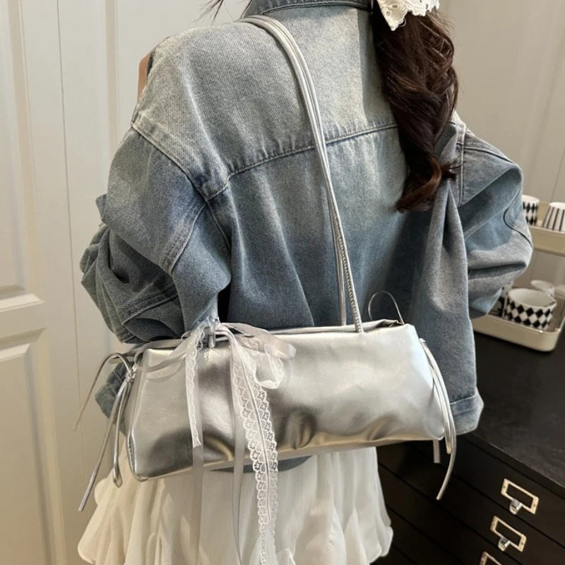 Elegant Bow Shoulder Bag for Women