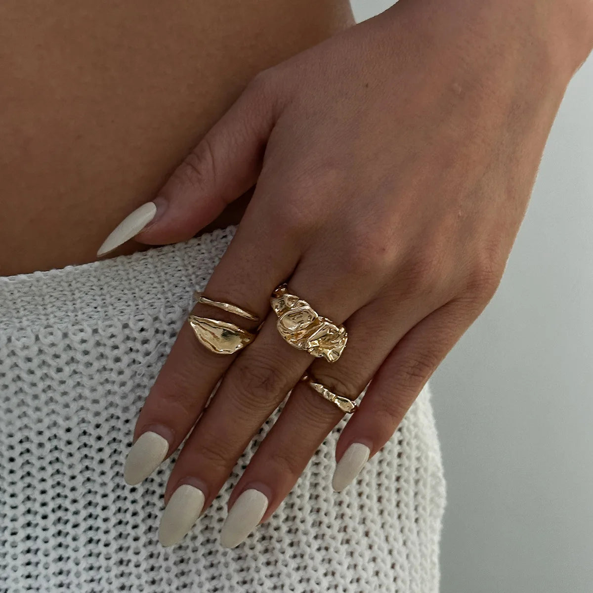 Sun & Starfish Ring Set