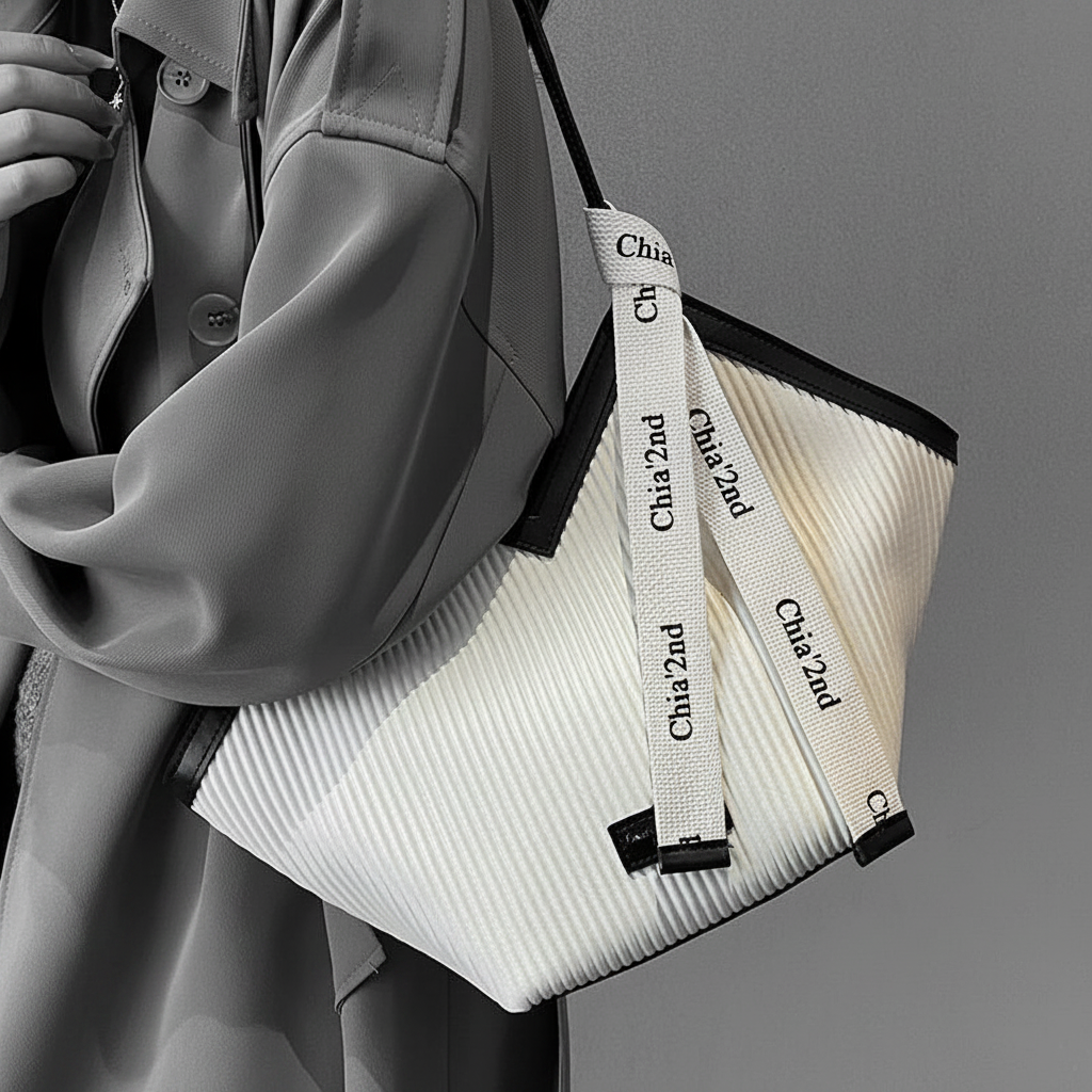 PU Leather Heart-Shaped Tote Bag