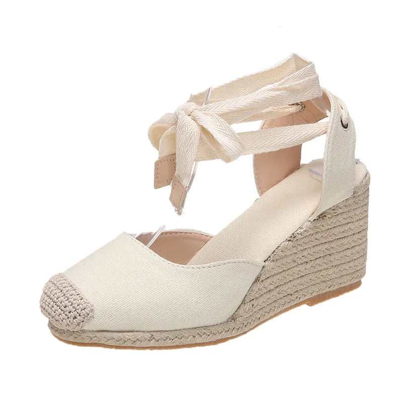 Espadrille Ankle Strap Sandals Comfortable Slippers Casual Shoes Breathable