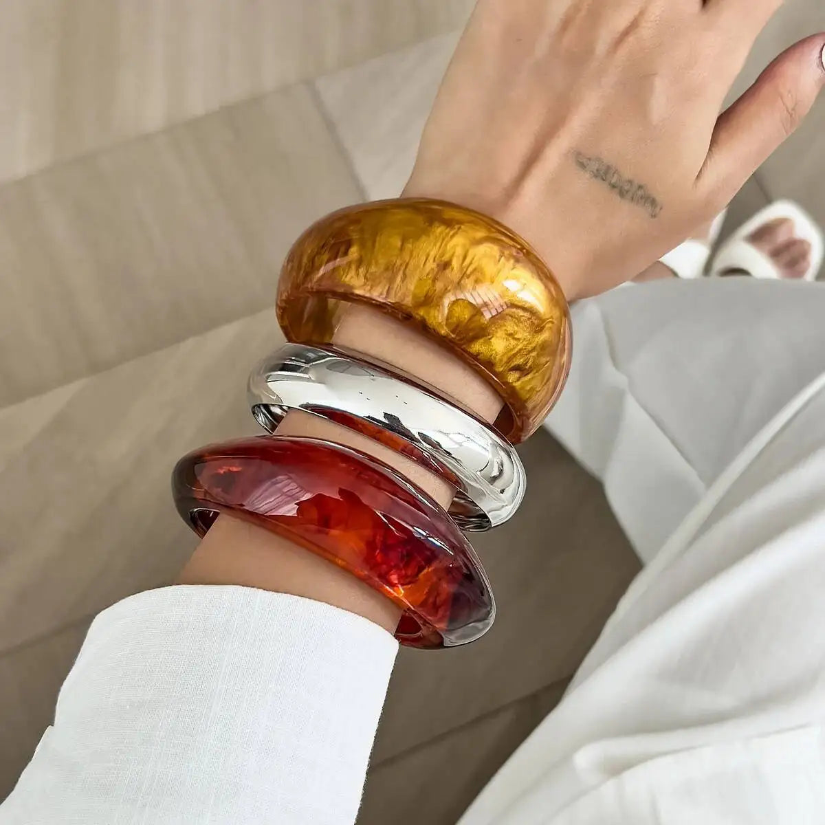 Brown Resin Bangle