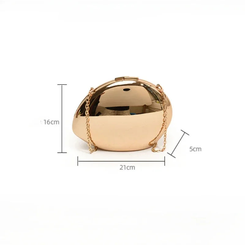 Acrylic Shell Evening Clutch Bag