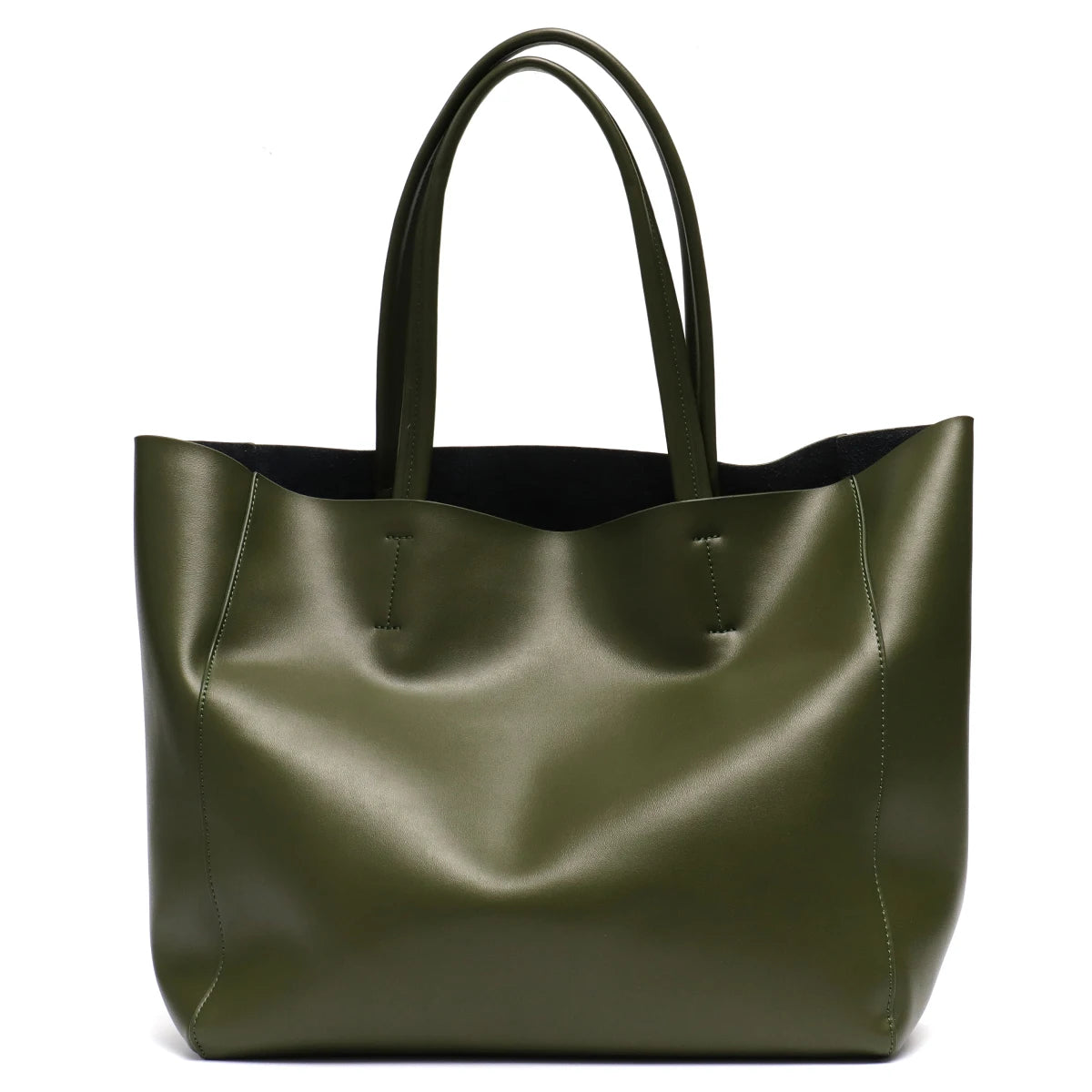 Large Capacity Leather Tote Bag