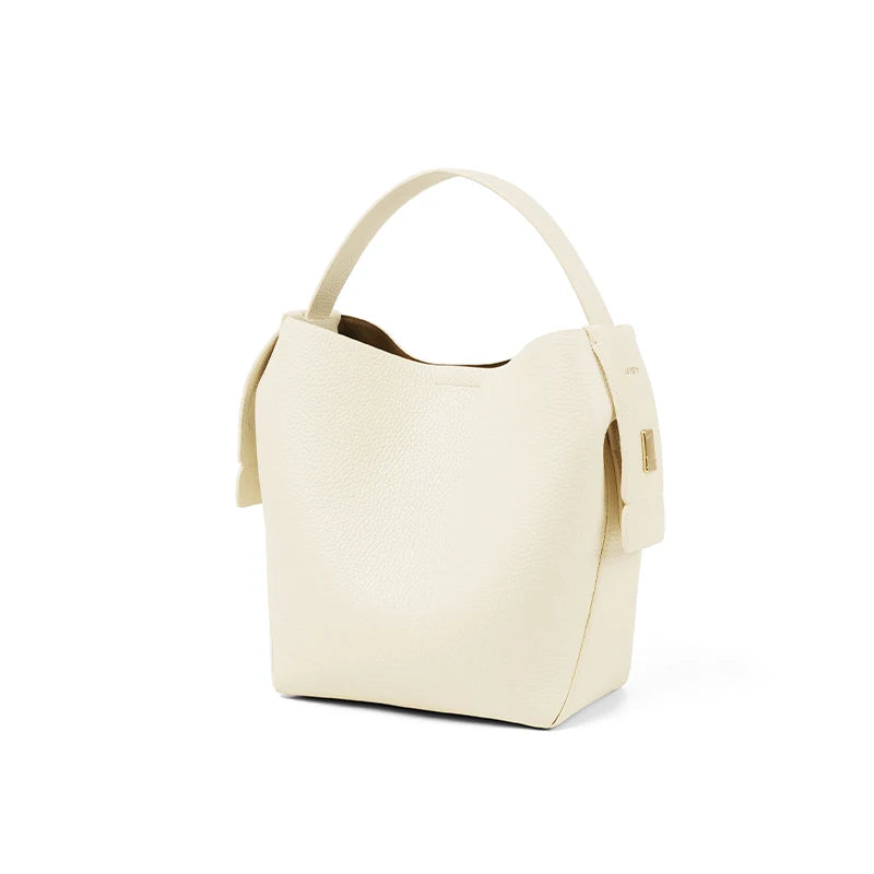 LA FESTIN Leather Bucket Crossbody Bag