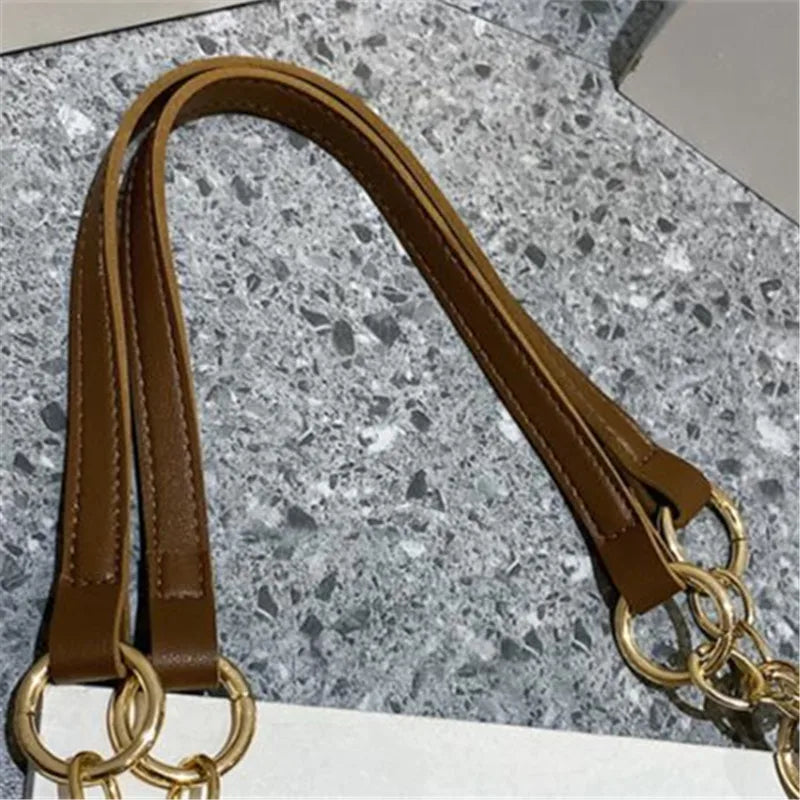 Solid Color Shoulder Bag