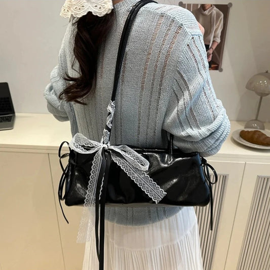 Elegant Bow Shoulder Bag for Women