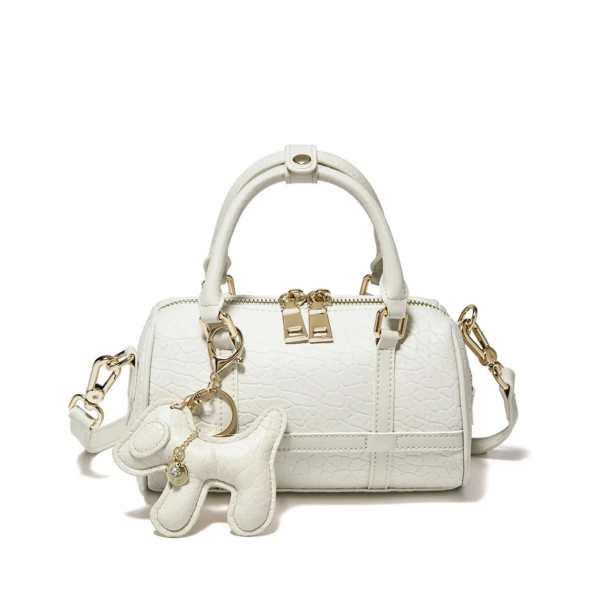 FOXER Women’s Leather Barrel Bag 2026