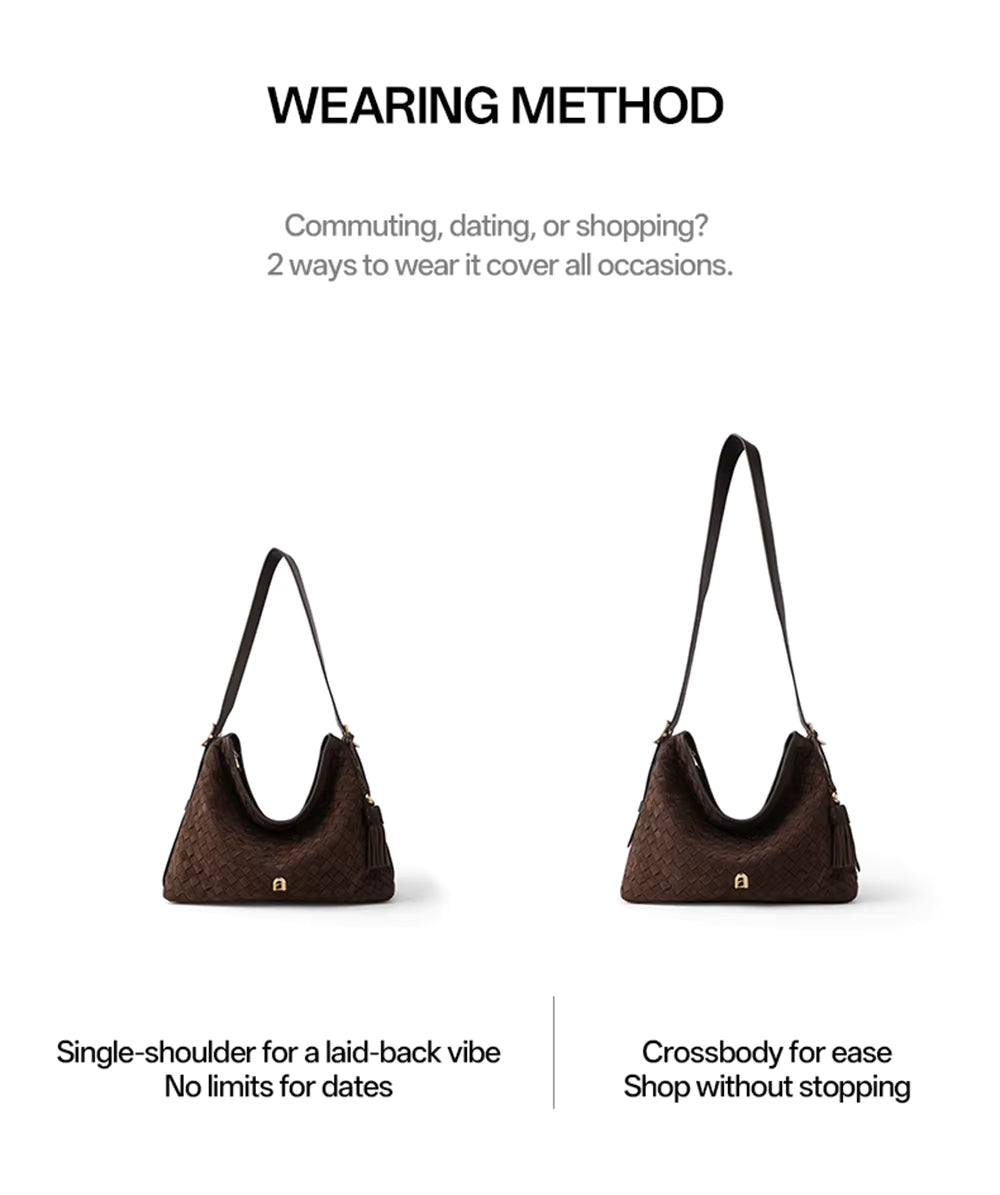 LA FESTIN Large Leather Tote Bag