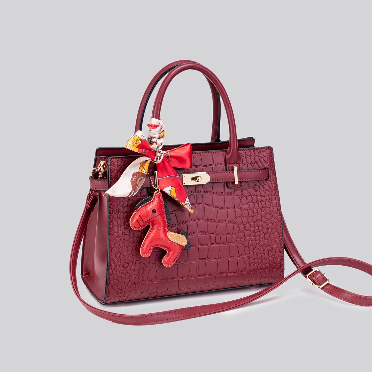 Large Capacity PU Crossbody Bag