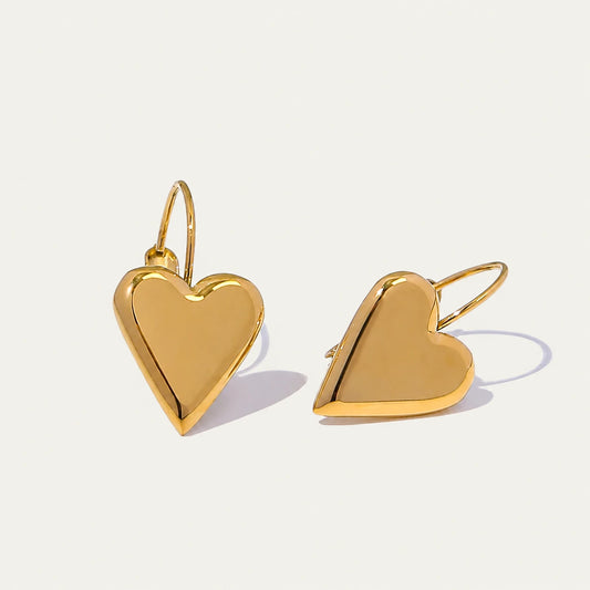 Heart Hoop Earrings